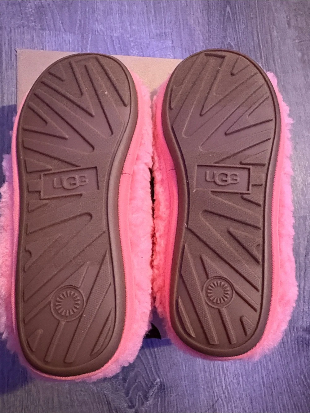 UGG Tan Cardboard Shoe Box with Logo